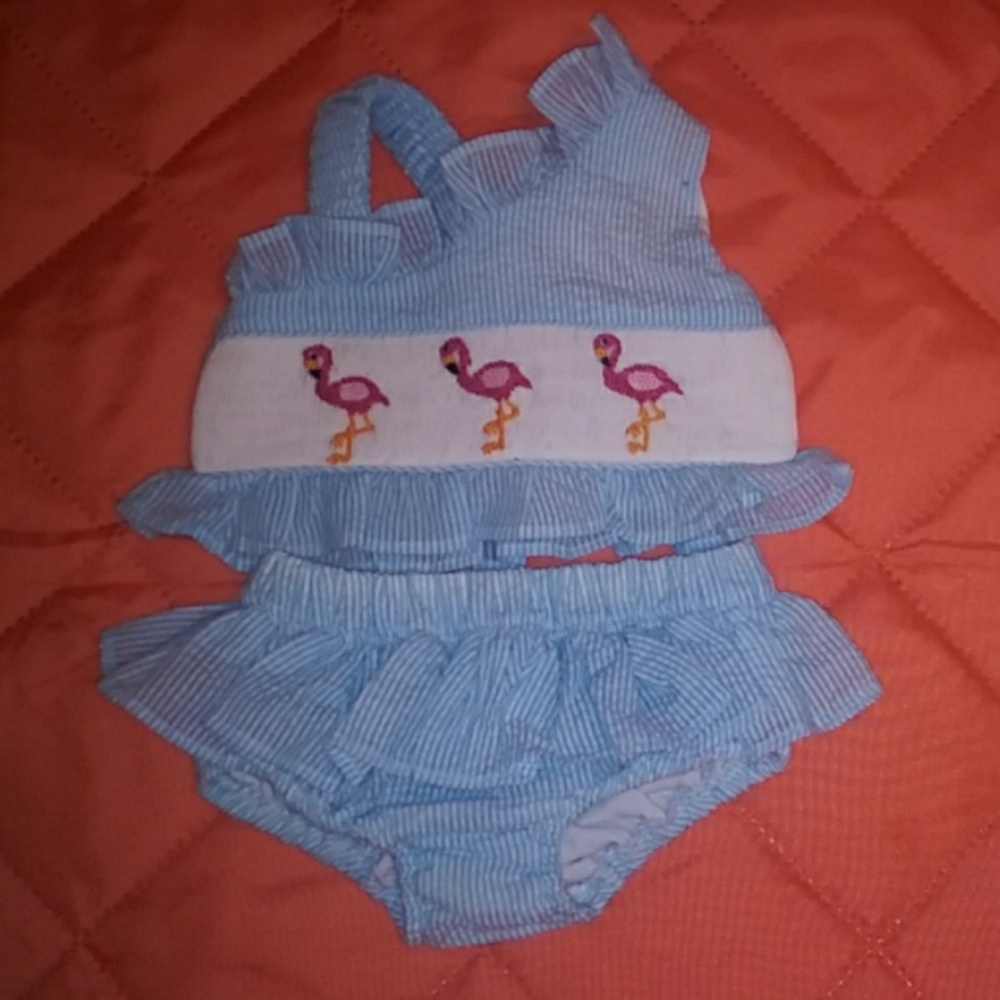 Infant/Toddler Smocked Swimsuit